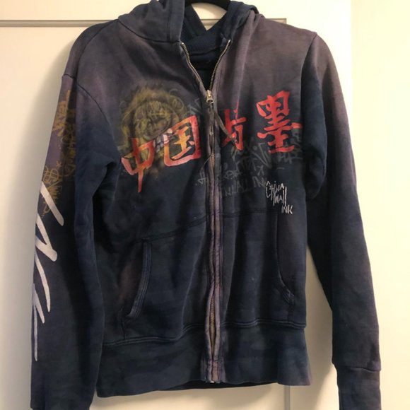 Great China Wall navy sweatshirt - Picture 1 of 2
